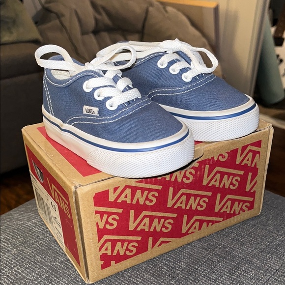 Toddler Navy Vans - Picture 1 of 8